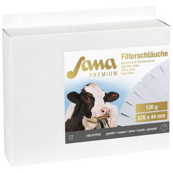 Milchfilter Sana Premium 120gr 570 x 44, genäht, 100Stk