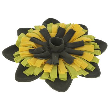 Schnüffelteppich Sunflower gelb/grün, Ø 40cm