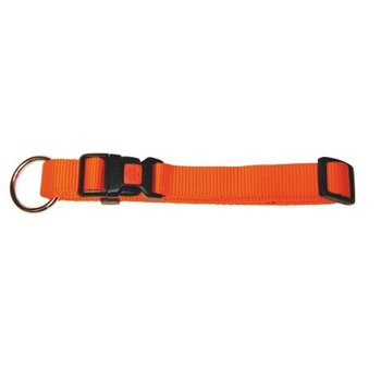 MIAMI Halsband, orange 10 mm, verstellbar 20 - 35 cm