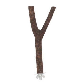 Y-Sitzstange 20 cm, Naturholz, 1-seitig